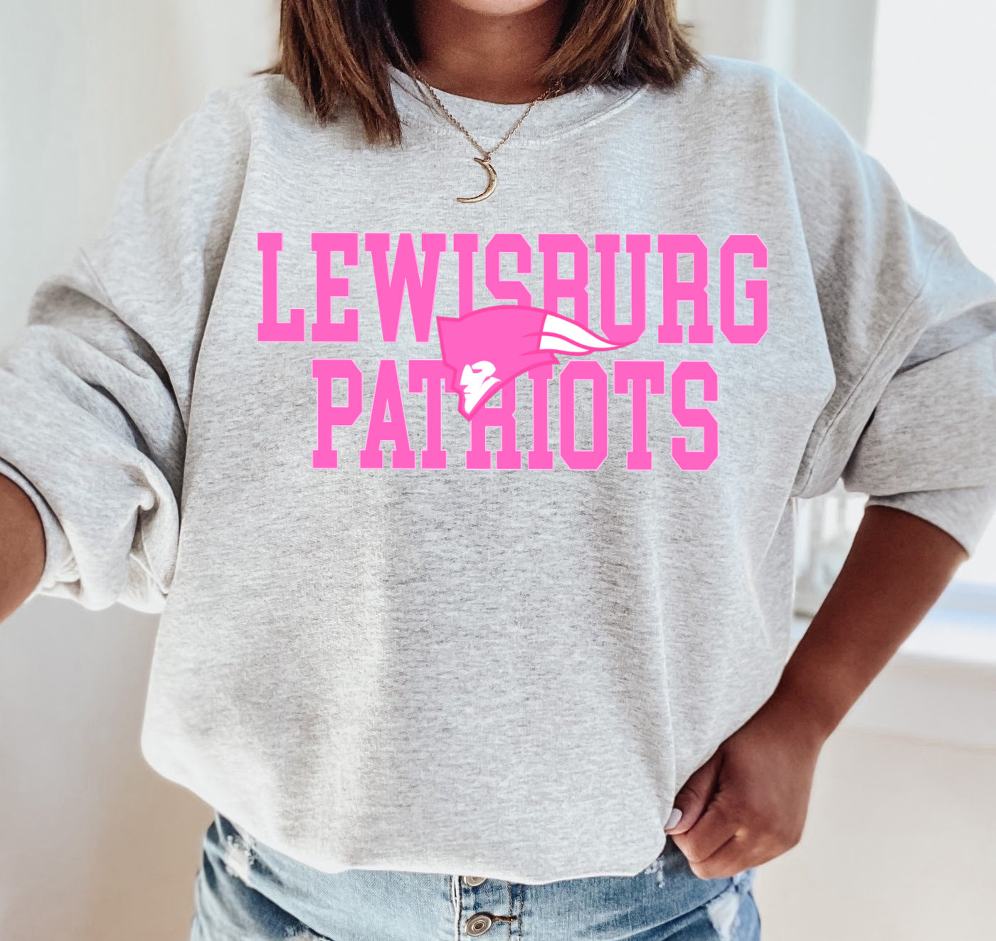 Patriots Unisex Sweatshirt Adult Sizes/ Lewisburg Sweatshirt