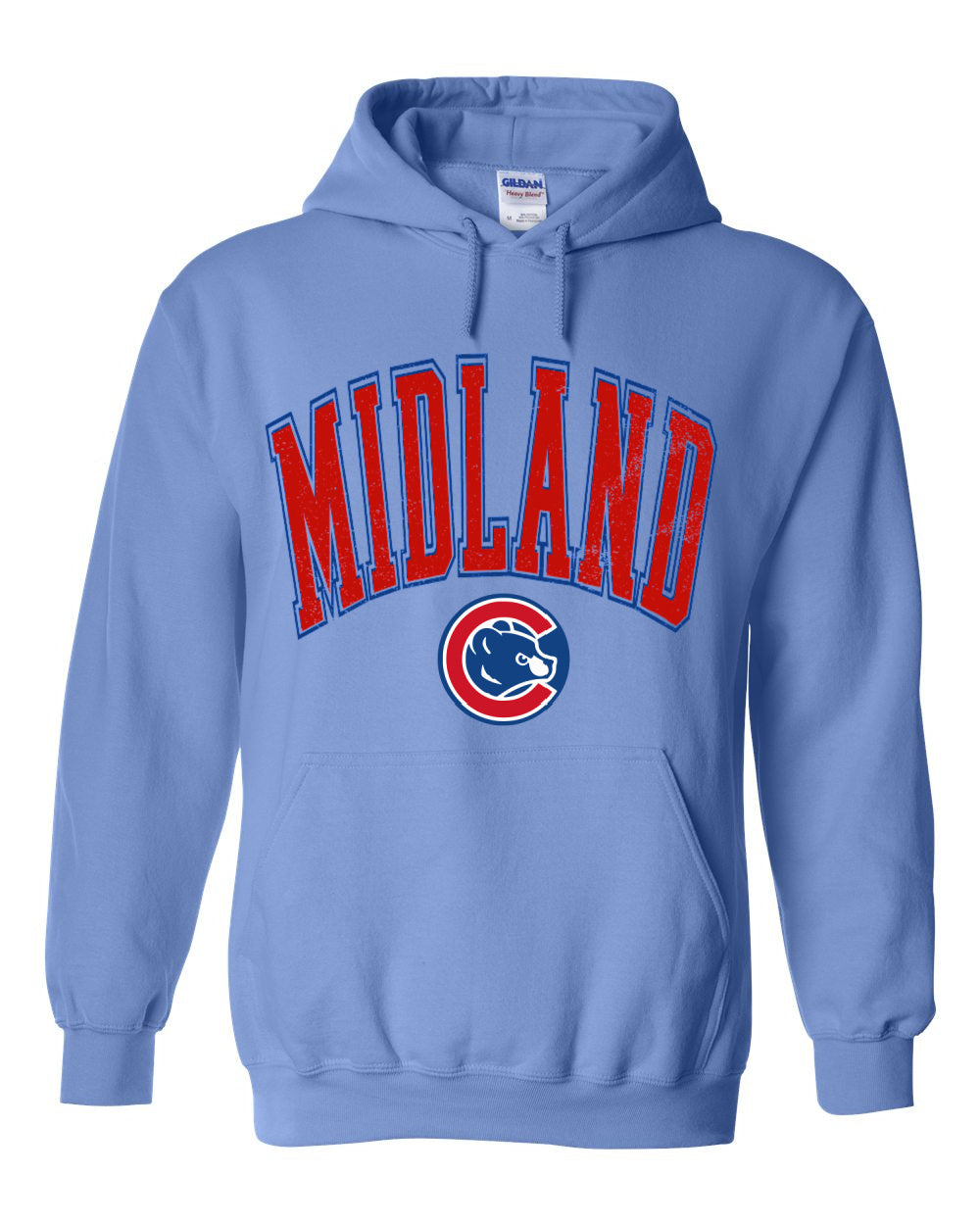 Pink Mustache Boutique Midland Cubs Hooded Sweatshirt Adult L