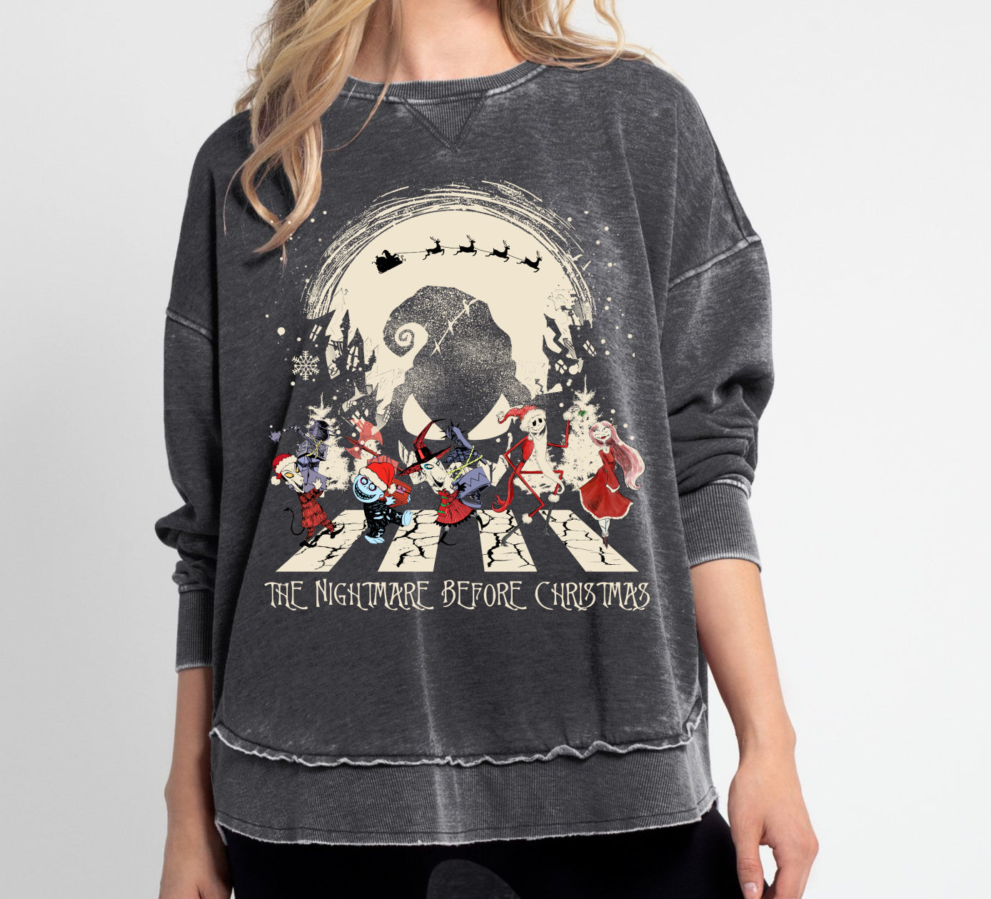 Nightmare before christmas sweatshirt hotsell