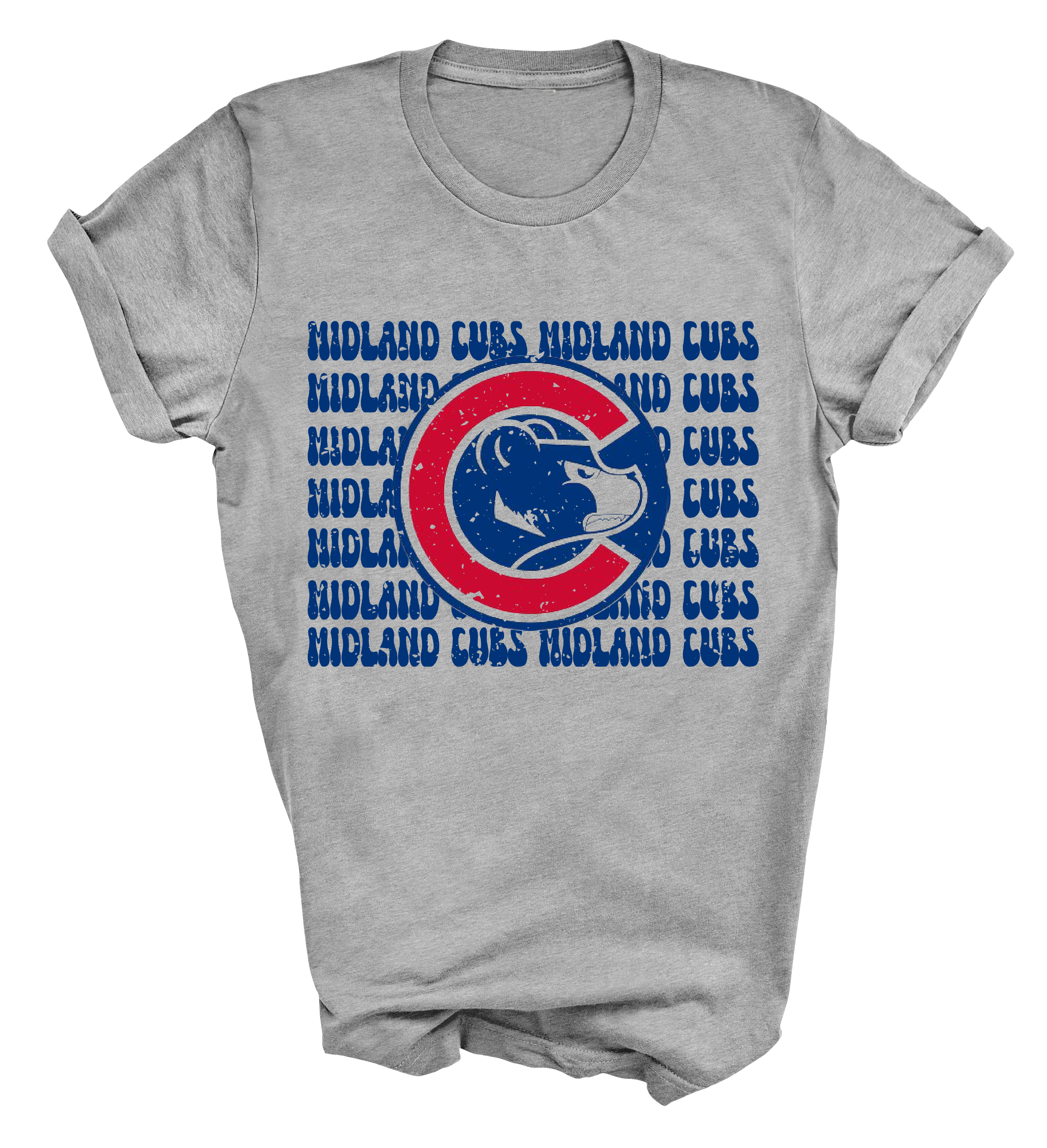 Midland Cubs Soft Style Tee/ Front and Back Printing - Script – Pink  Mustache Boutique