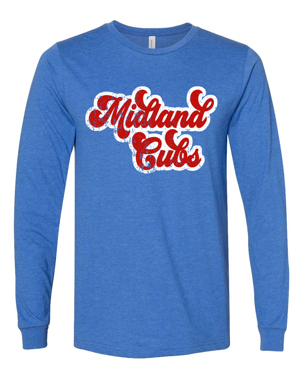 Midland Cubs Soft Style Tee/ Front and Back Printing - Script – Pink  Mustache Boutique