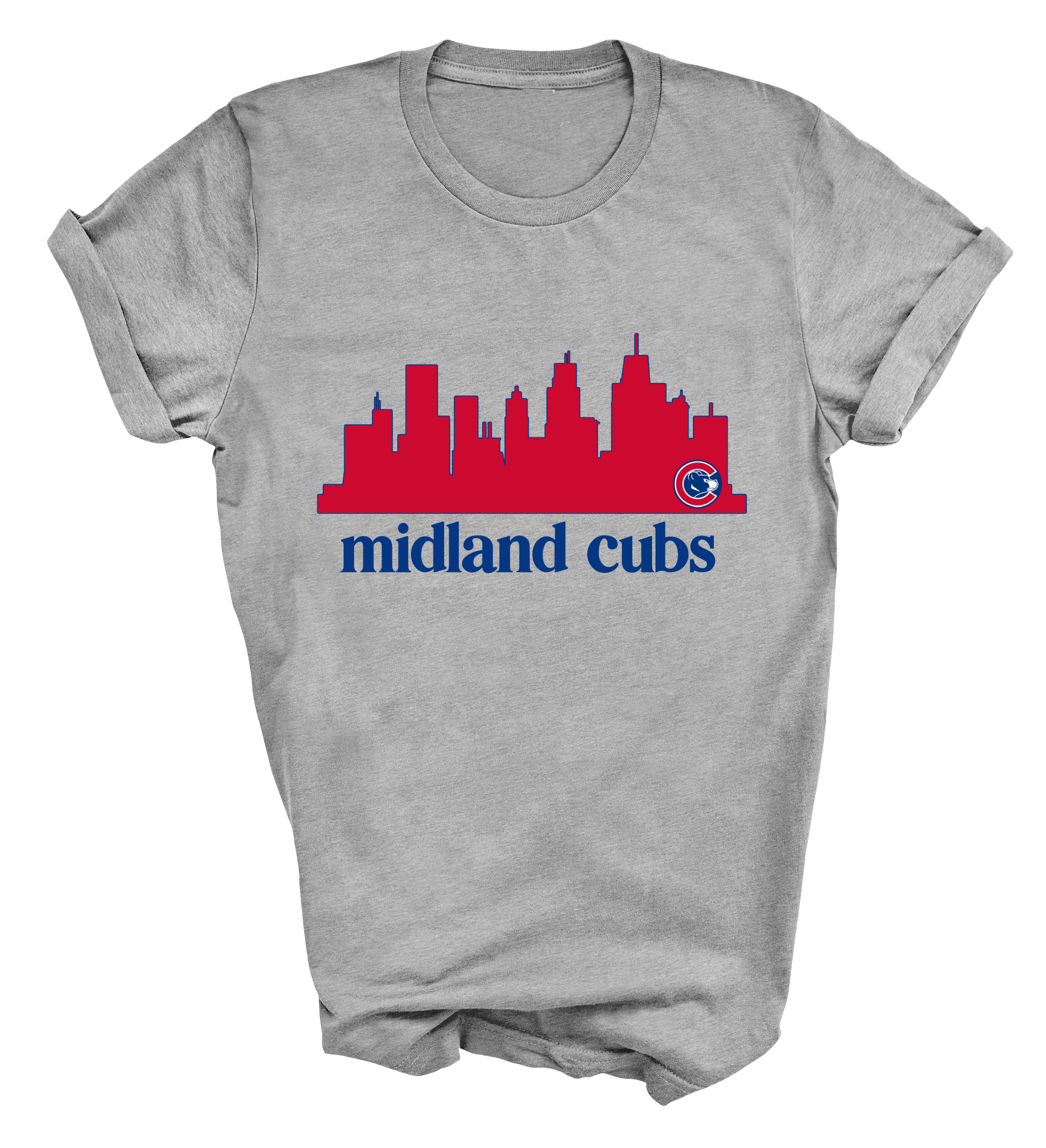 Pink Mustache Boutique Bella Canvas or Comfort Colors Midland Cubs Shirt in Script/ Youth or Adult Sizes Adult 3XL / Bella Canvas