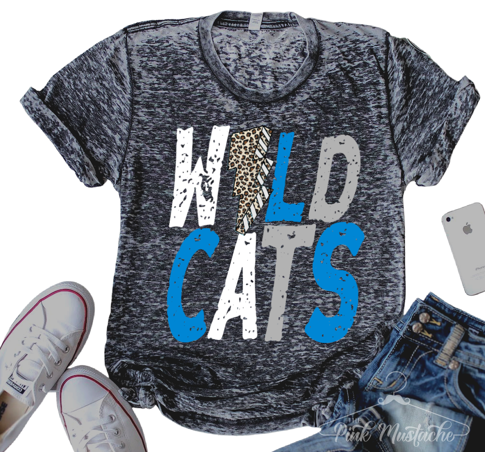 Comfort Colors Big League Wildcats Rocker Tees Adult L