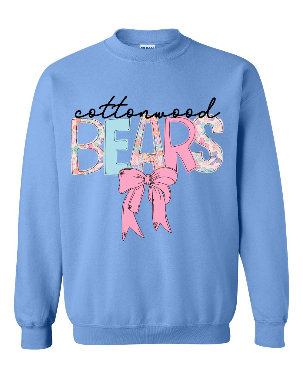 Cottonwood Bears Bow Sweatshirt - Youth and Adult Sizes (Multiple Colors)