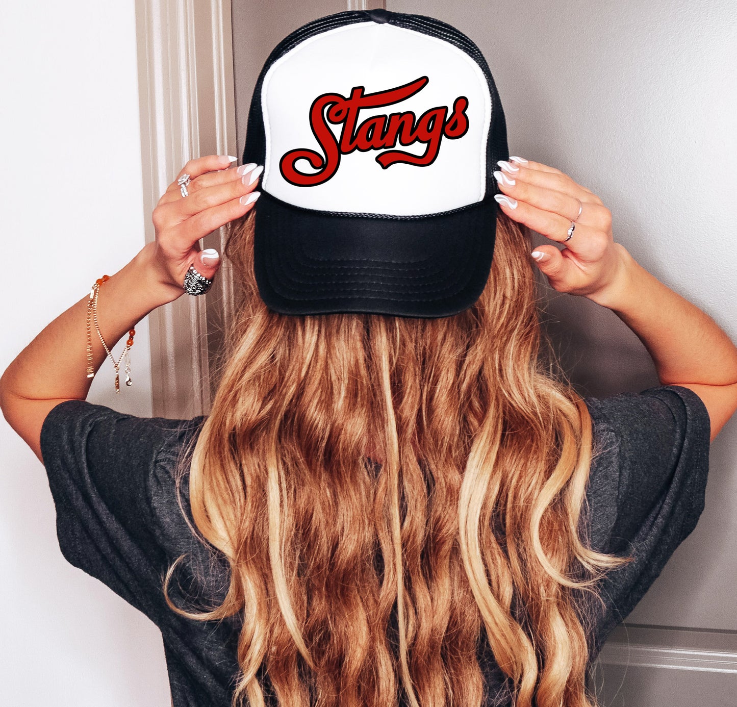 Stangs Trucker Hat/ Mustangs Hat/ Center Hill Trucker Hat/ Houston Trucker Hat