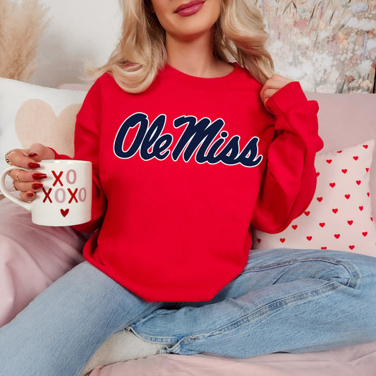 Bella or Gildan Hotty Toddy Sweatshirt / Mississippi Sweatshirt / Ole Miss Sweater / Youth and Adult Sizes