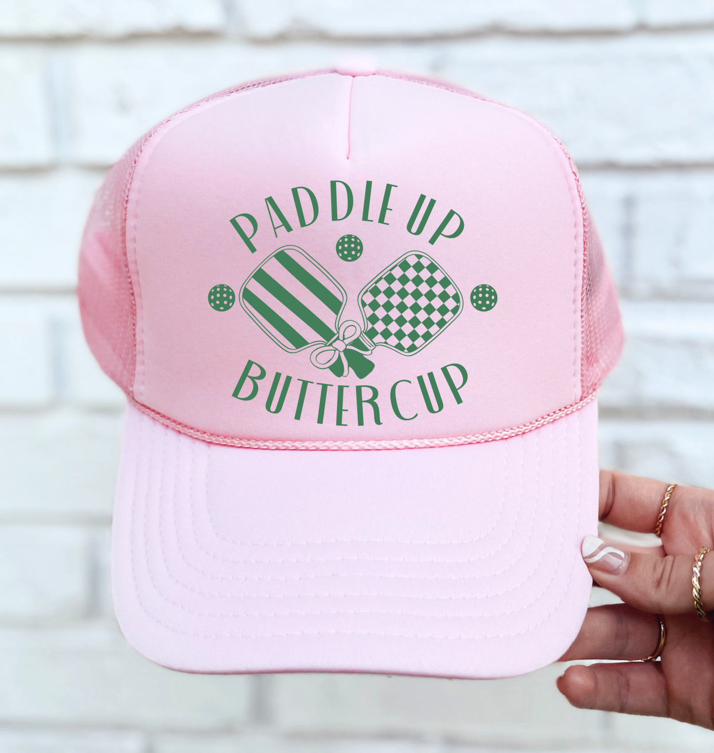 Paddle Up Butter Cup Pickleball Hat/ Otto Brand Pickle Ball Cap