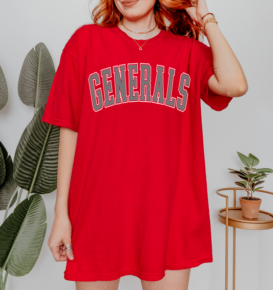 Bella or Comfort Colors Abbeville Generals Shirt/ ACA Generals