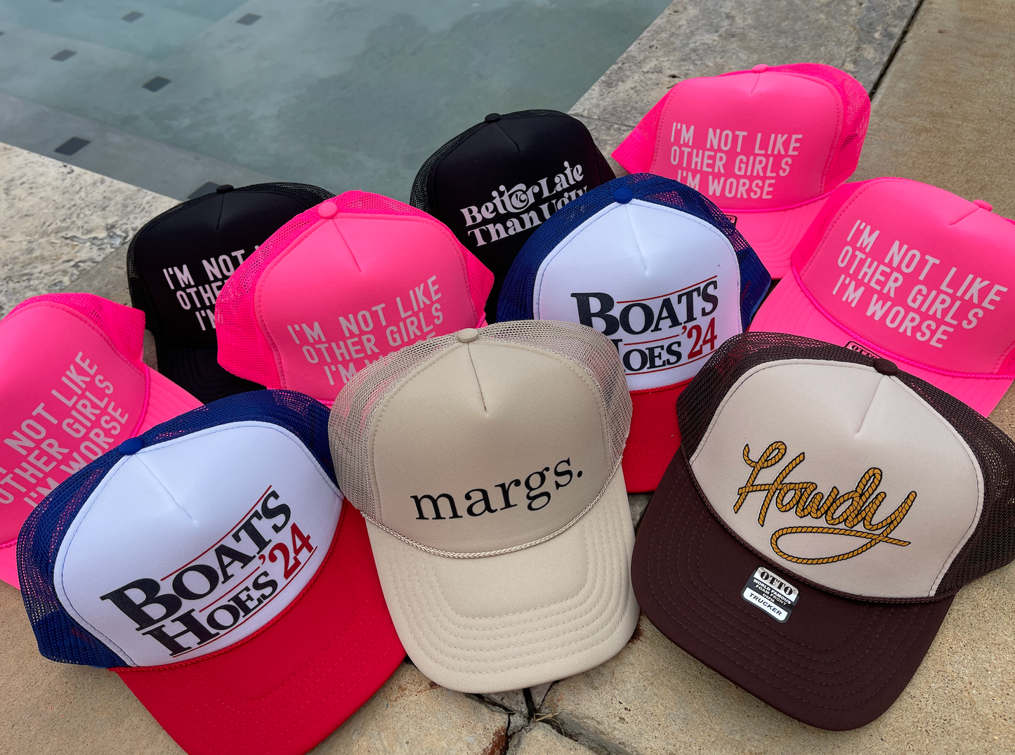 Boats Hoes '24 Foam Trucker Hat