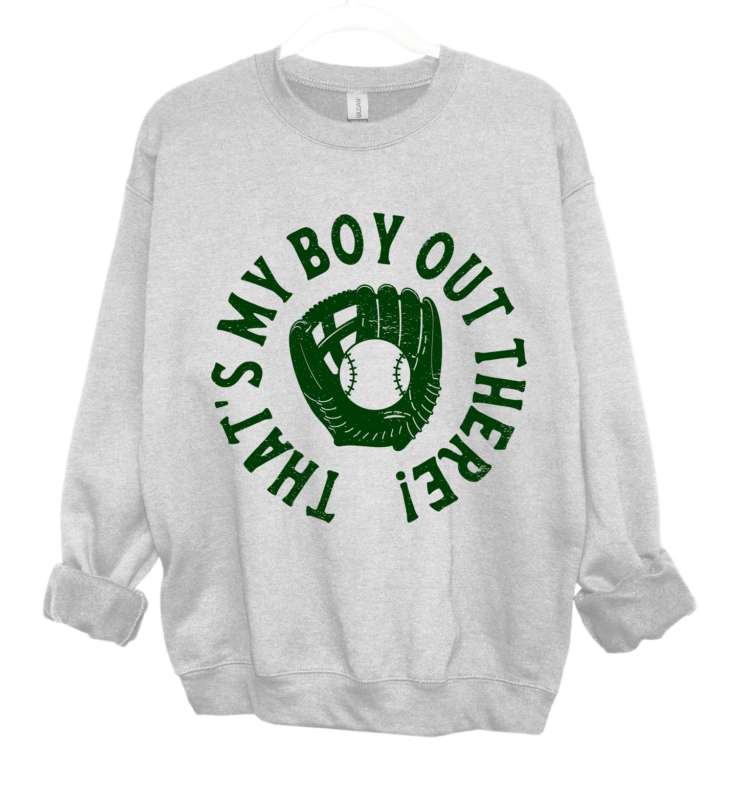 Gildan or Bella That's My Boy Out There Unisex Baseball Sweatshirt/ Baseball Mom Sweatshirt