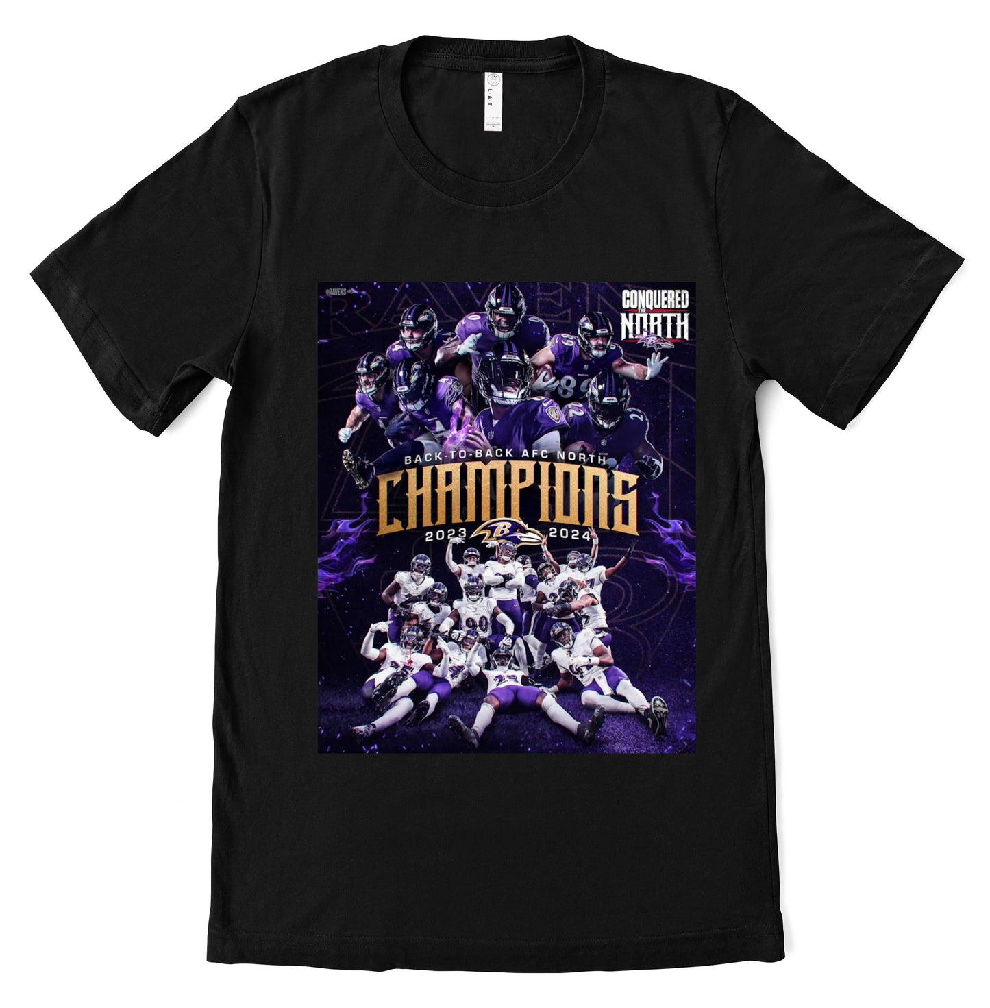 Next Level CVC AFC Champions Shirt/ Ravens Shirt