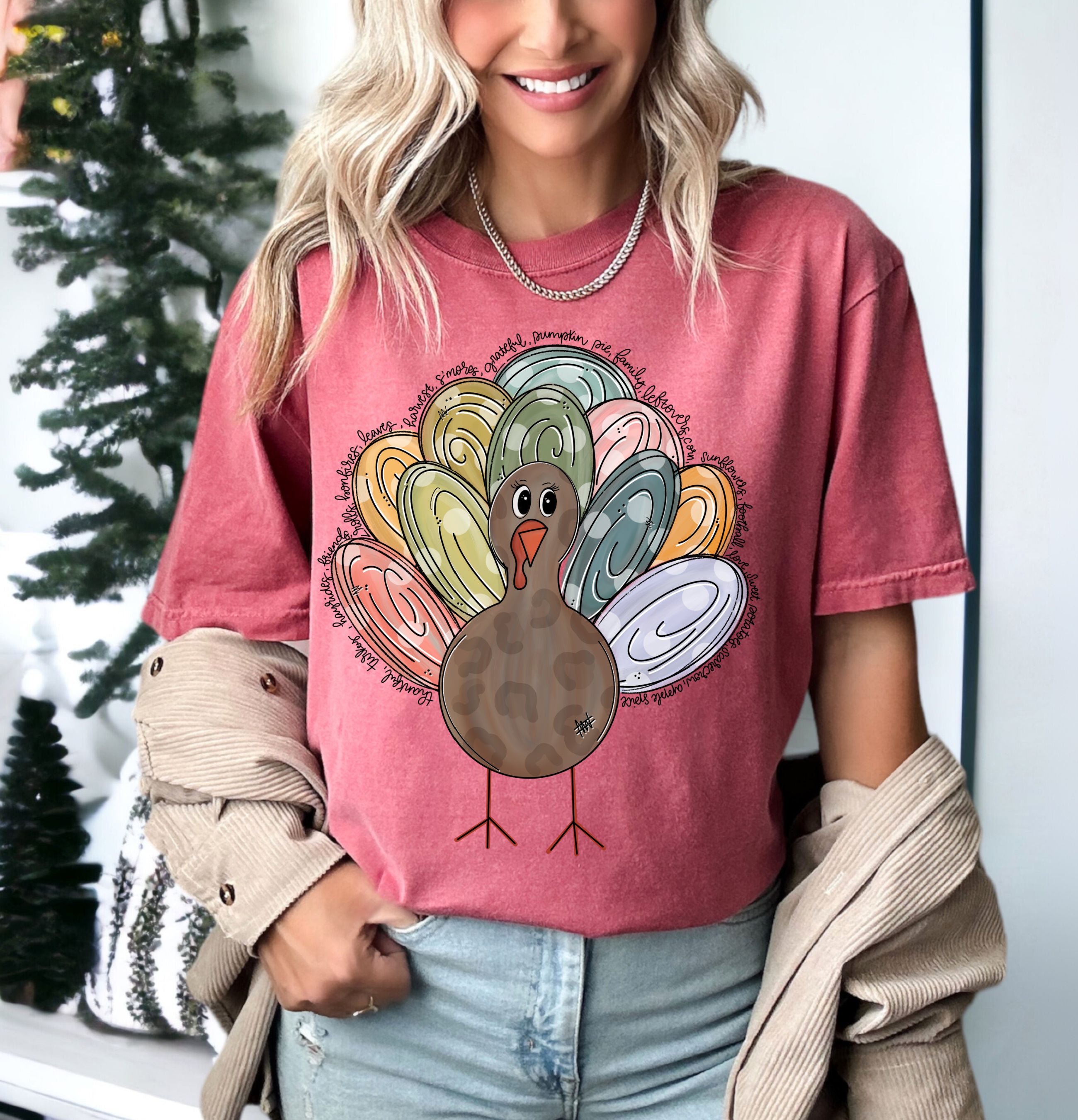 Comfort Colors or Bella / Turkey Thanksgiving Shirt / Youth and