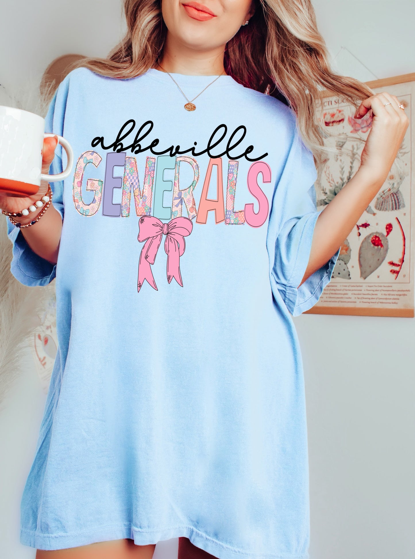 Bella or Comfort Colors Abbeville Generals Shirt/ ACA Generals