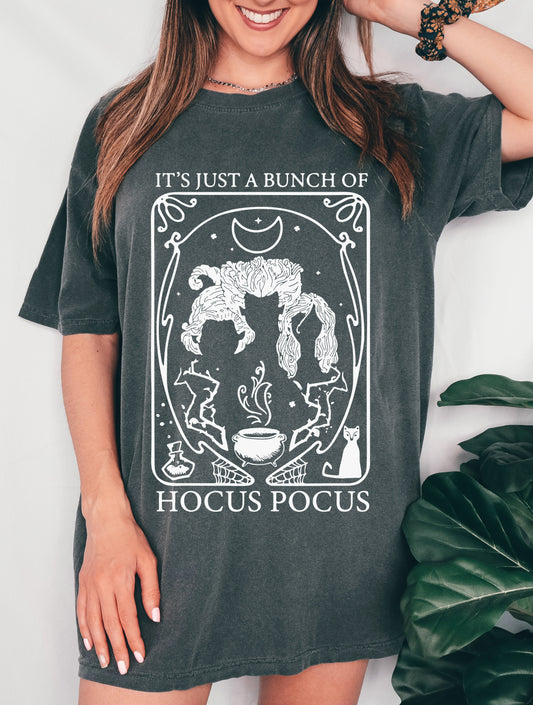 Comfort Colors Just a Bunch of Hocus Pocus Halloween Tee/Halloween Fall Shirt/ Youth and Adult Shirts