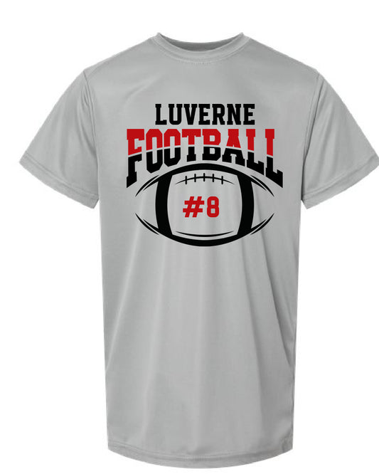 Drifit Luverne Tigers Football Custom Tee /Luverne Tigers Shirt/ Youth and Adult Sizes