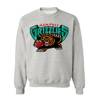 Youth and Adult Grizzlies Throwback Sweatshirts/ Gildan or Bella Canvas Sweatshirt