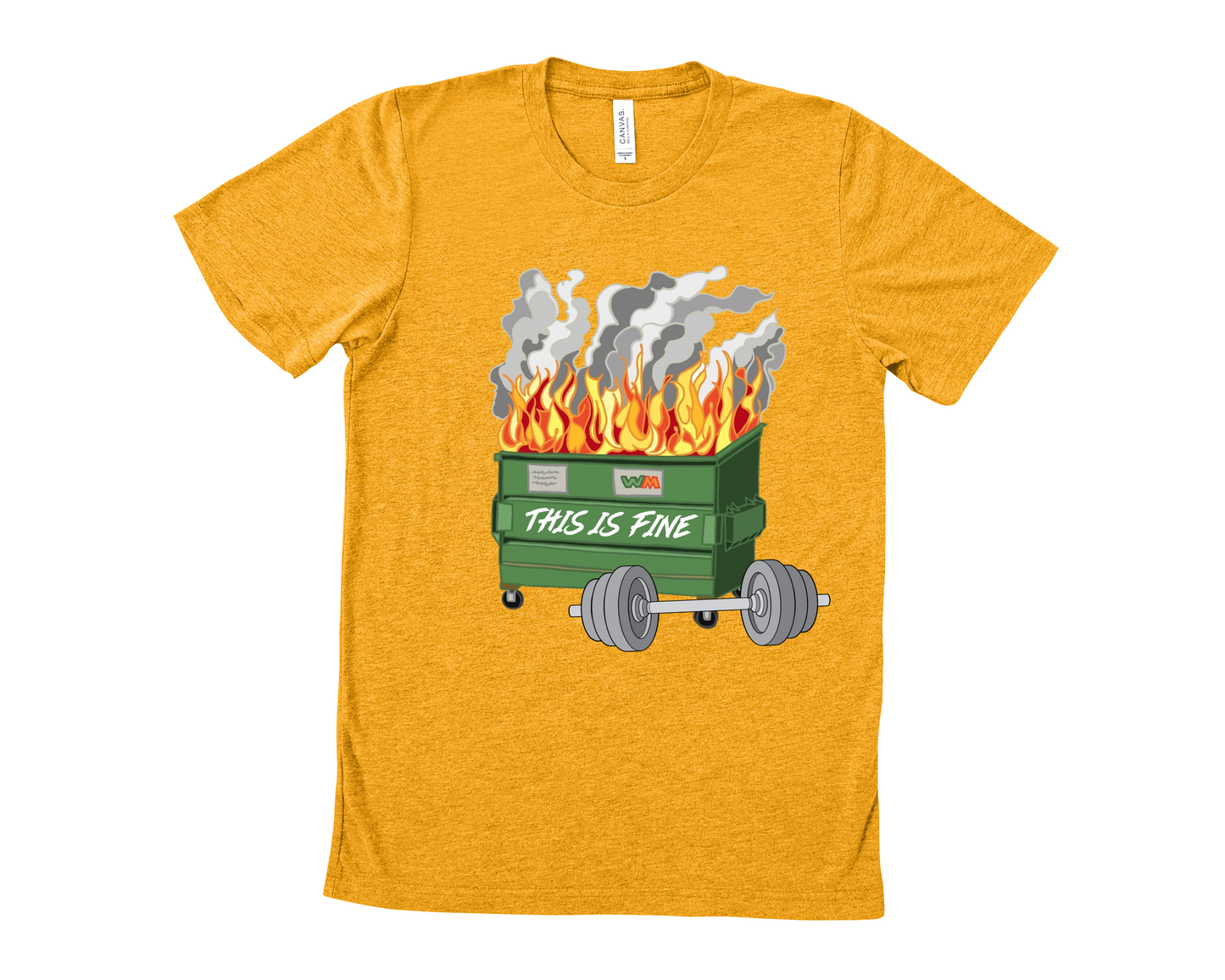 Dumpster Fire Shirts/ Tee or Cropped Tank