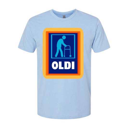 Next Level Unisex Funny Oldi Aldi Shirt