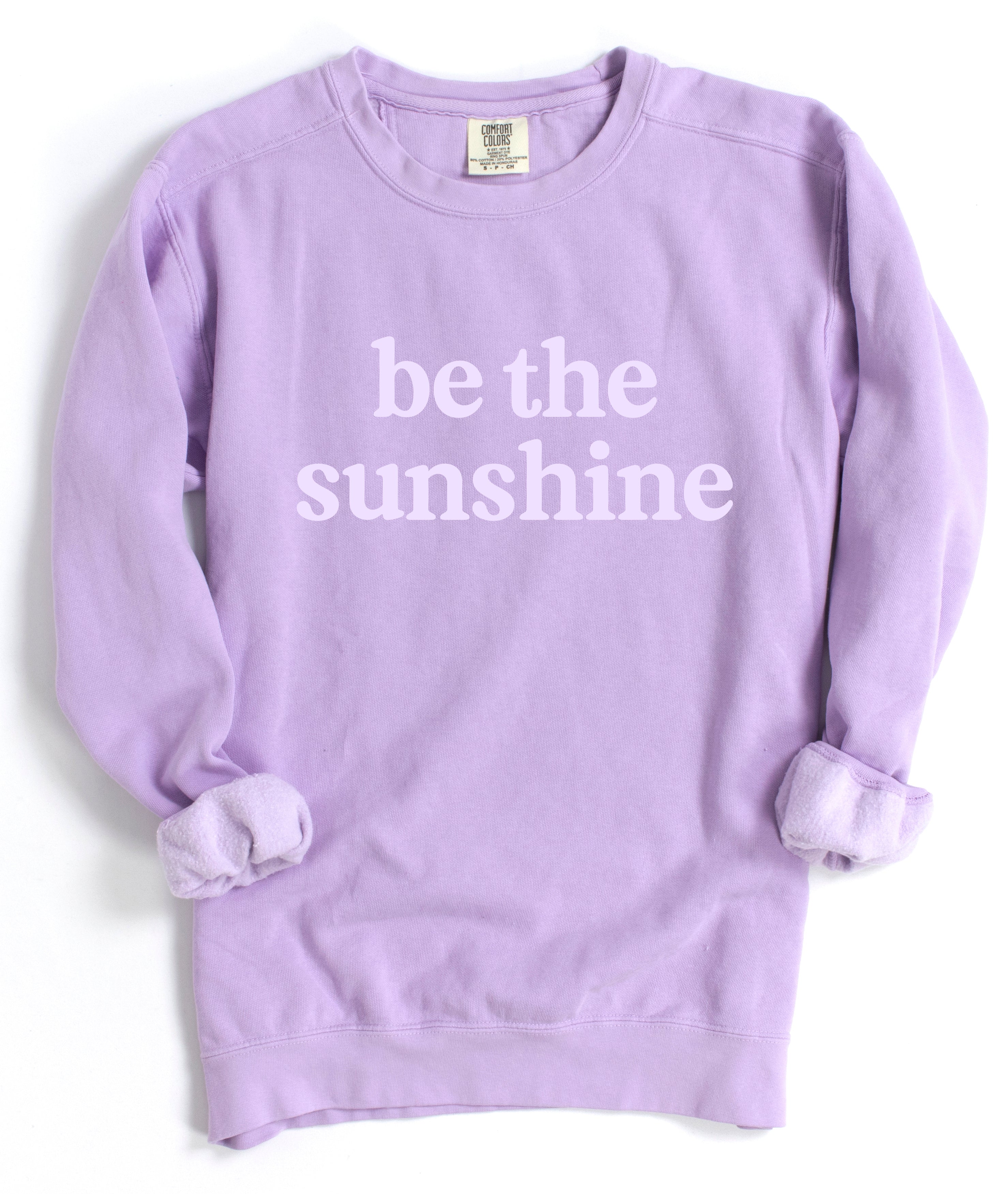 Orchid comfort colors sweatshirt hot sale