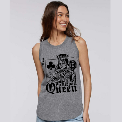 Pickleball Card Queen Tank/ Womens Cut - Not Fitted LAT Brand Tank/ Multiple Colors