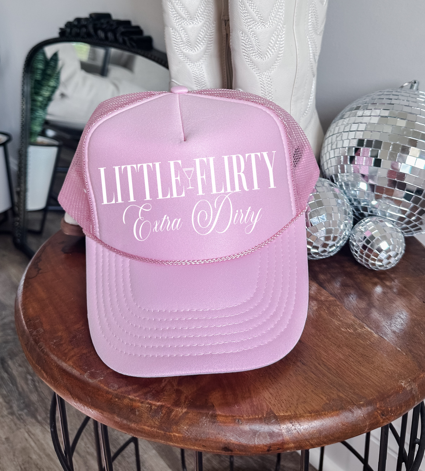 Little Flirty Extra Dirty Otto Trucker Hat / Valentines Trucker Hat/ Valentines Cap/ Multiple Colors