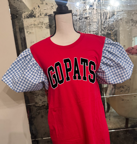 StASH Apparel - Custom Go Pats Puff Tee