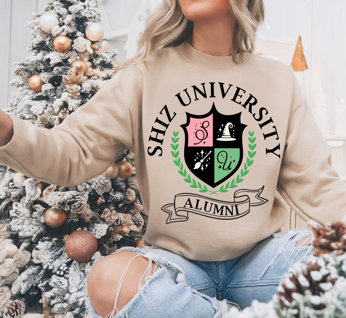 Gildan or Bella Canvas Shiz University Alumni Sweatshirt