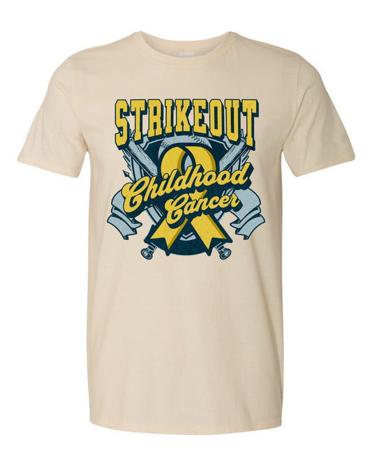 Childhood Cancer Awareness Shirt - Strikeout Childhood Cancer/ St Jude Fundraiser