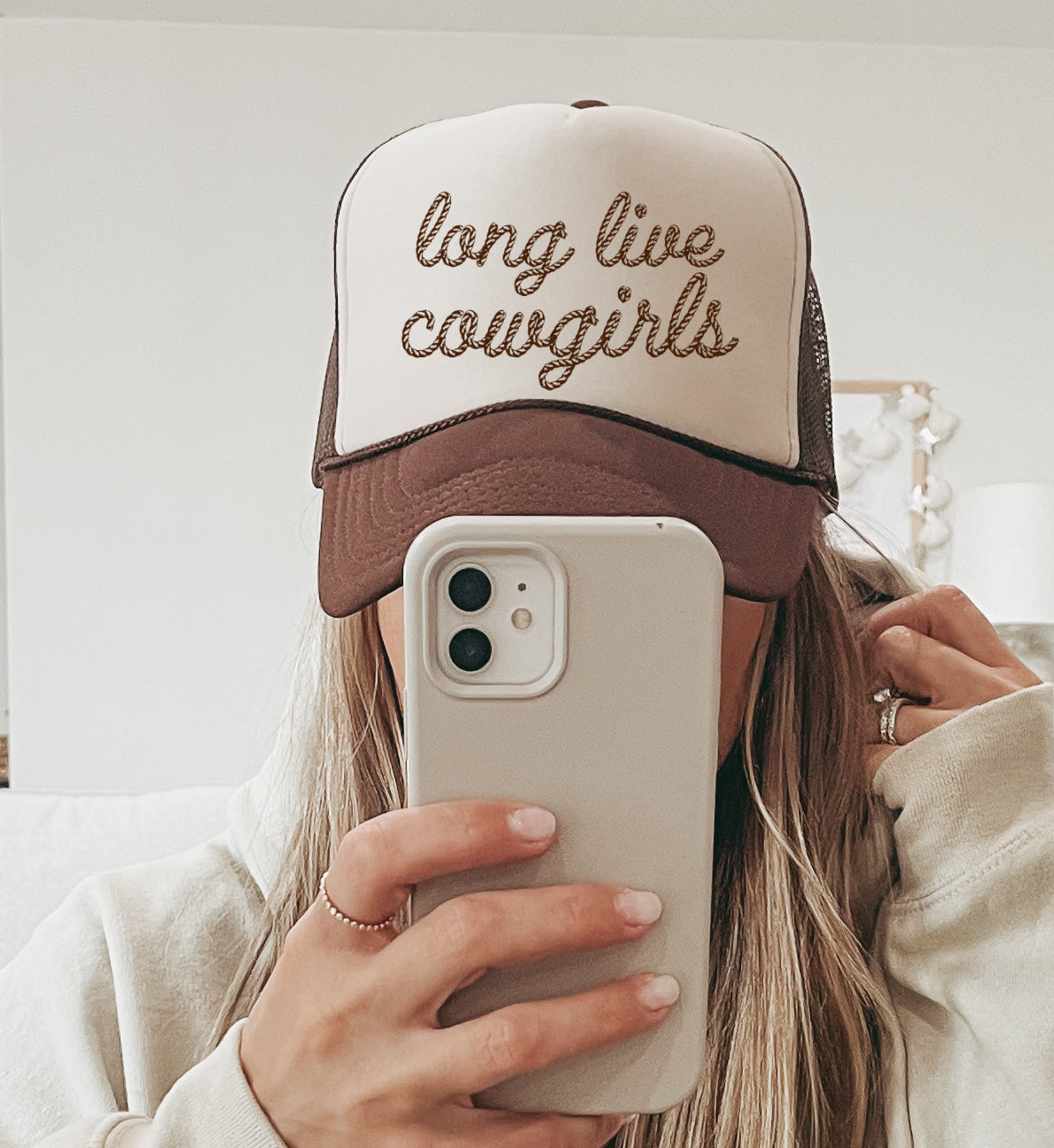 Long Live Cowgirls Hat/ Funny Trucker Hat/ Country Western Hat