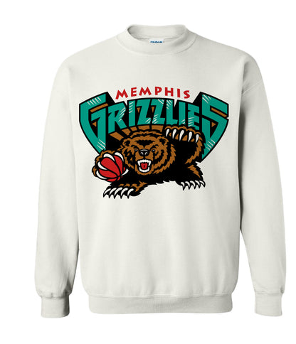 Youth and Adult Grizzlies Throwback Sweatshirts/ Gildan or Bella Canvas Sweatshirt