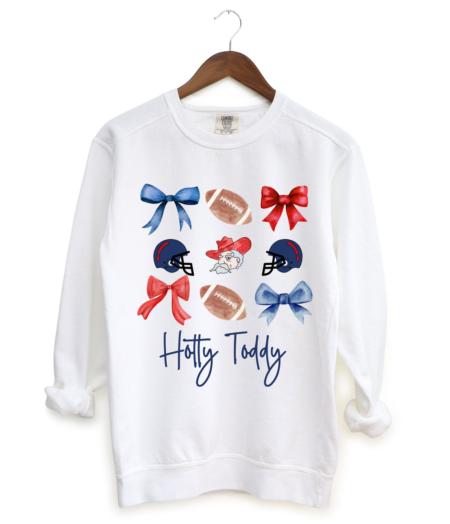 Comfort Colors, Bella, or Gildan Hotty Toddy Sweatshirt / Mississippi Sweatshirt / Ole Miss Sweater / Youth and Adult Sizes