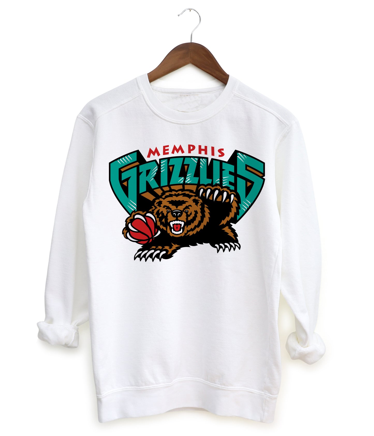 Youth and Adult Grizzlies Throwback Sweatshirts/ Gildan or Bella Canvas Sweatshirt