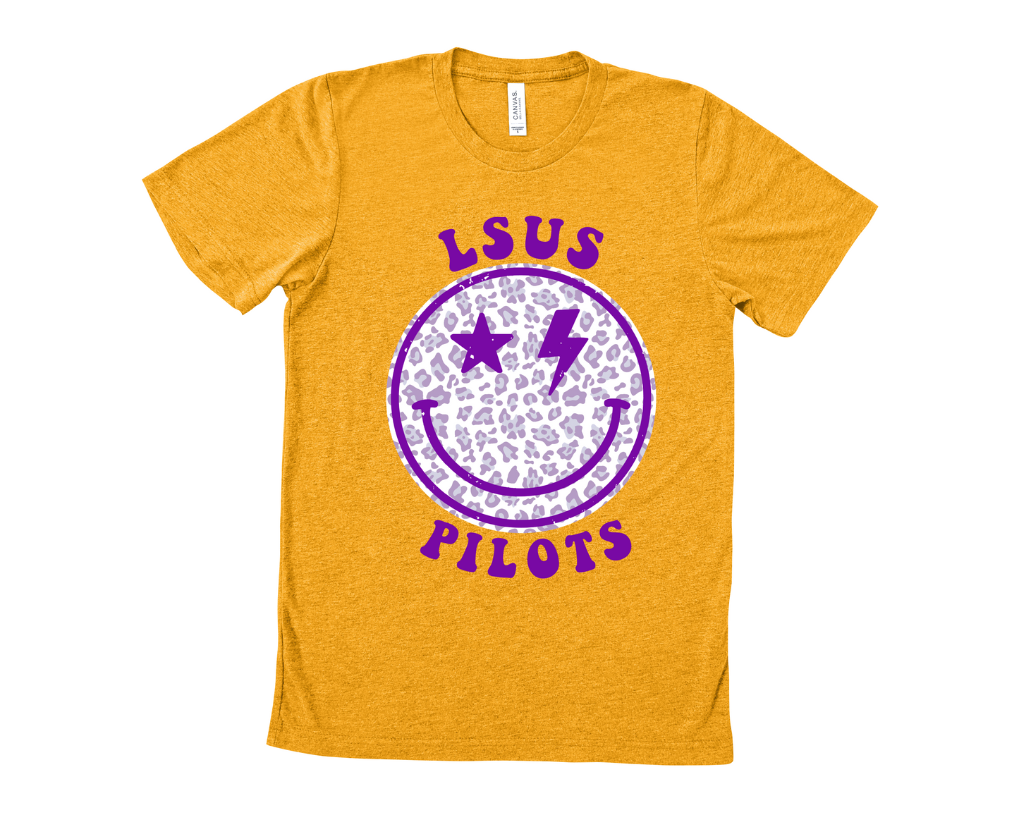 LSUS Pilots Smiley Soft Style School Tee