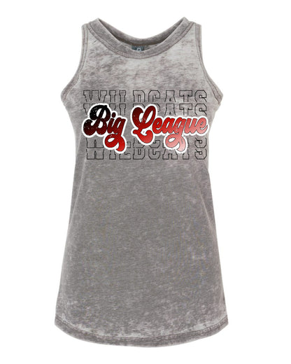 Acid Washed Big League Wildcats Baseball Tank