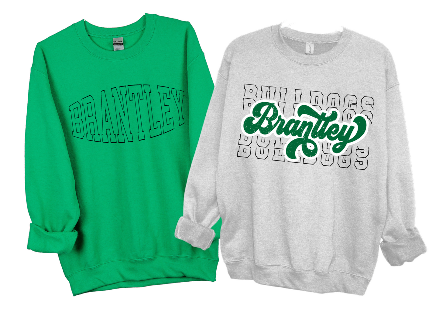 Brantley Bulldogs Sweatshirts / Multiple Options