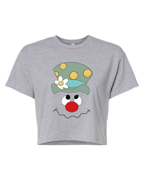 Cropped Snowman Shirt