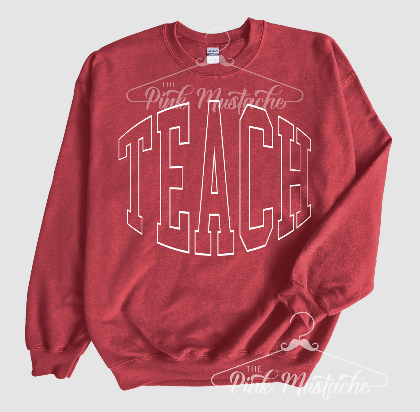 https://www.thepinkmustache.com/cdn/shop/products/heatherredsweatshirTTEACH.png?v=1667919010&width=1445