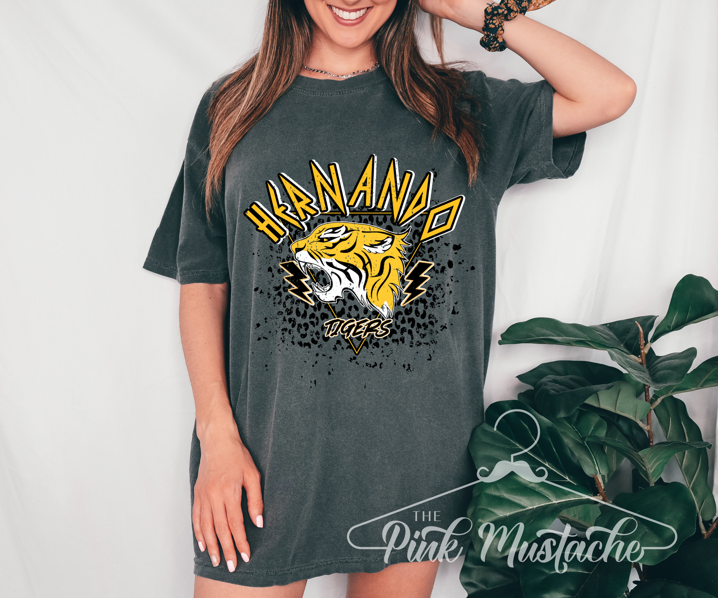 Comfort Colors Hernando Tigers Rocker Tee / Hernando -Desoto County Schools / Mississippi School Shirt