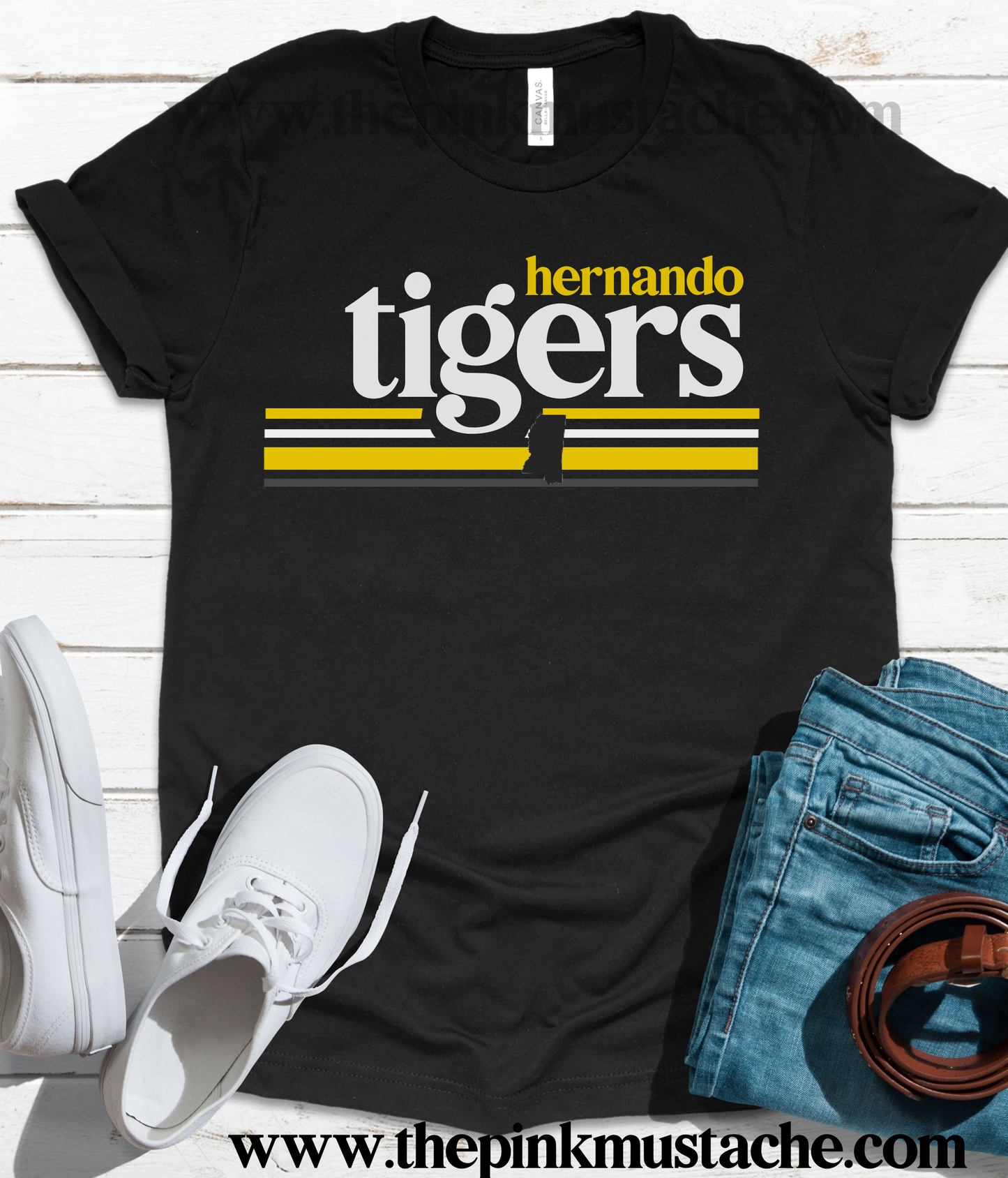 Hernando Tigers  Shirt / DC -Desoto County Schools / Mississippi School Shirt