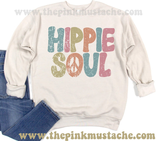 Hippie Soul / Fun Softstyle Quality Boutique Sweatshirt