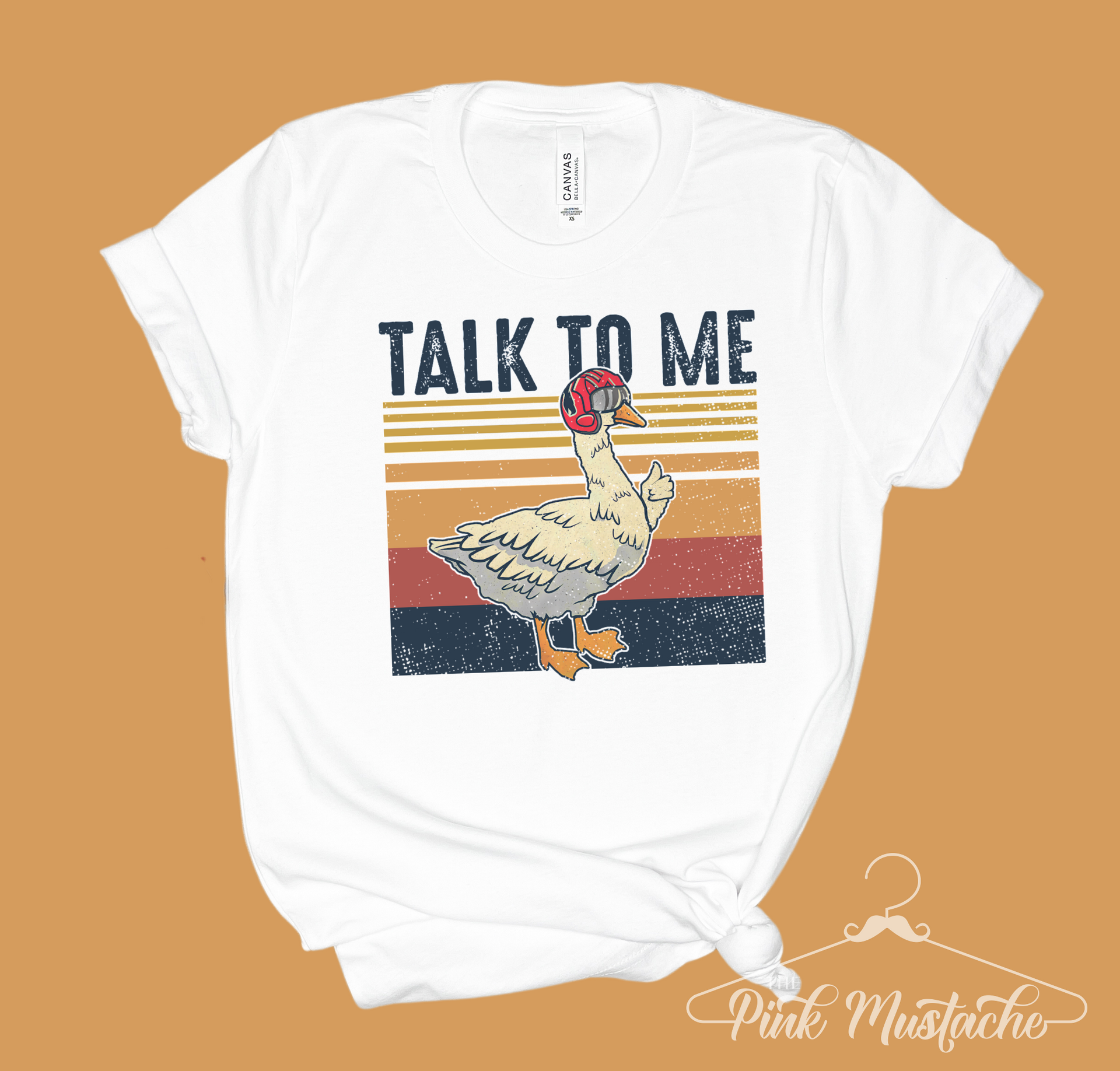 The Pink Mustache Talk to Me Goose T-Shirt Aviators - Bright Colors / Top Gun Inspired Tee / Maverick Goose / Aviators Tee - Top Gun 2 Inspired XS / Black