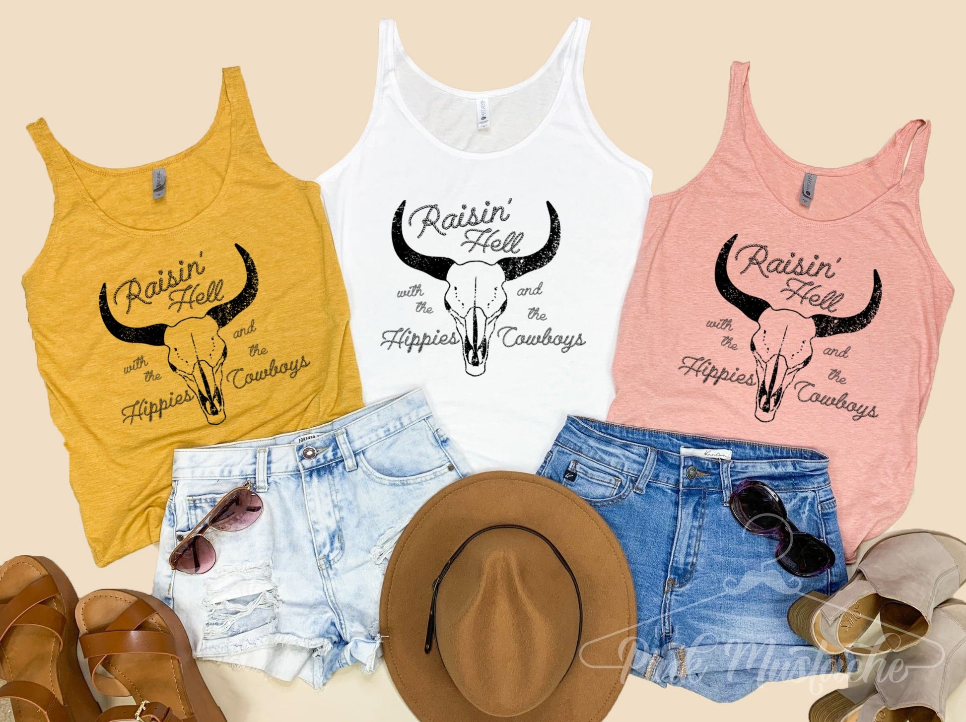 Raising Hell With The Hippies And The Cowboys Tank – prettyspeach