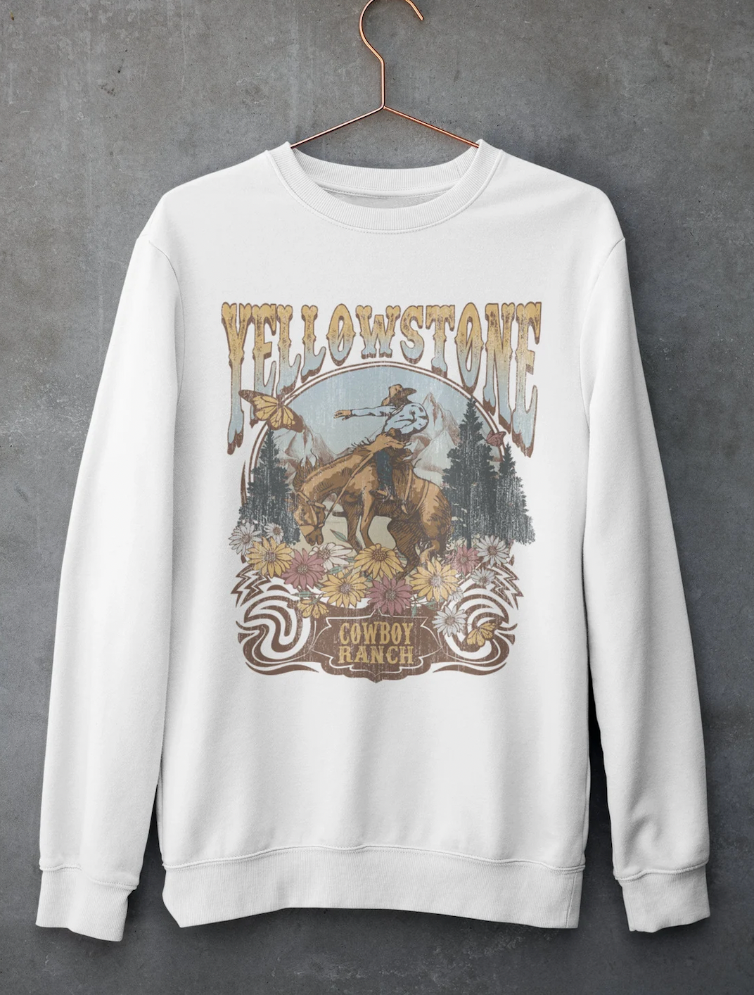 Gildan, Bella, or Comfort Colors Yellowstone Sweatshirt